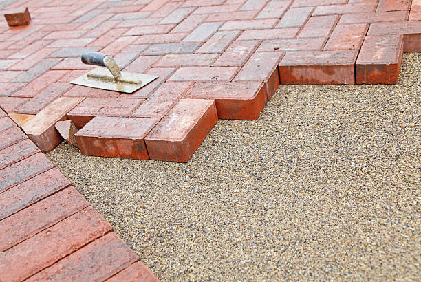 Residential Paver Driveway in Wright, WY